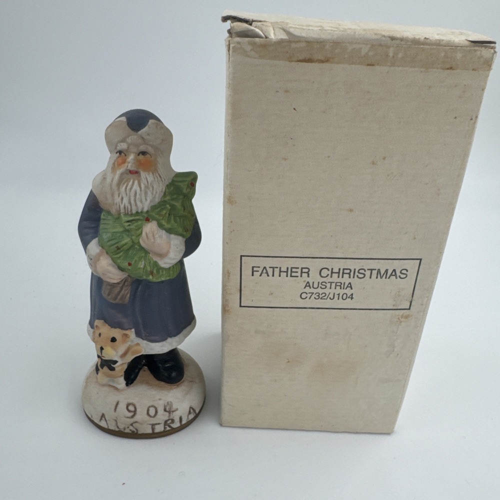 Old World Santa‎ Claus Figurine 1904 Austria 5.5" Tall Vintage Christmas Decor